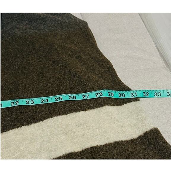 Anthropologie Tabitha Womens Wool Poncho Sz Med Sweater Lagenlook Boxy Casual - Picture 10 of 10